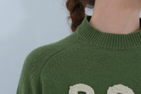 LETTERD SWEATER  Green 5