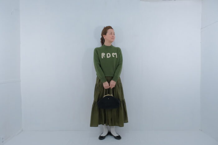 LETTERD SWEATER  Green 6