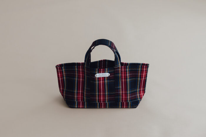 TARTAN CHECK TOTE BAG(S) Black Stewart 5