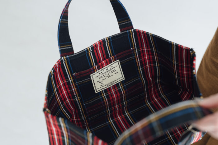 TARTAN CHECK TOTE BAG(S) Black Stewart 3