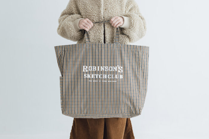 ROBINSON’S CHECK SKETCH CLUB BAG 1