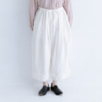 R170 LINEN BAKER WIDE PANTS white