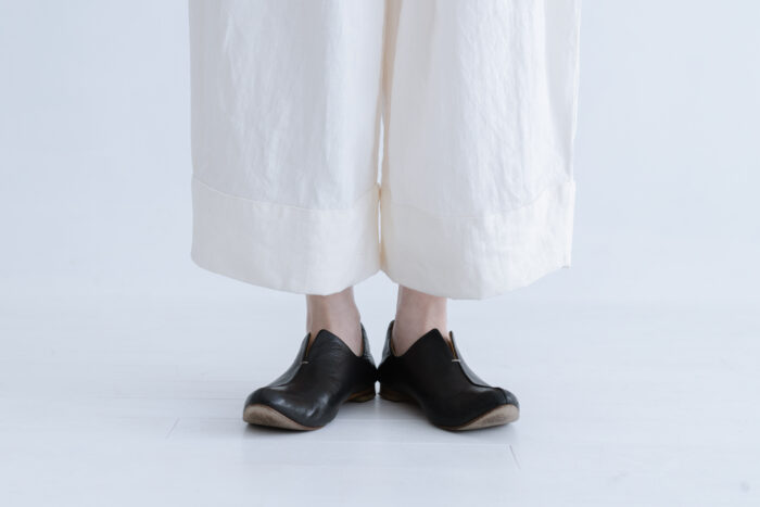 R170 LINEN BAKER WIDE PANTS white 4