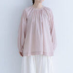 R180 AIRY GATHER PULLOVER pink