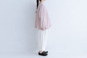 R180 AIRY GATHER PULLOVER pink 2