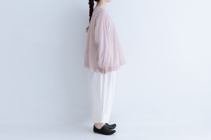 R180 AIRY GATHER PULLOVER pink 2