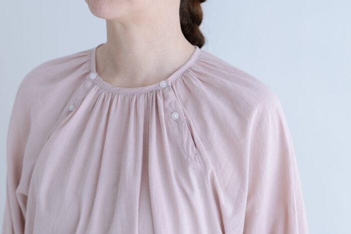 R180 AIRY GATHER PULLOVER pink 5