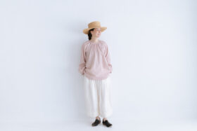 R170 LINEN BAKER WIDE PANTS white 5