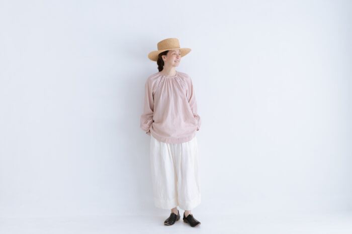 R170 LINEN BAKER WIDE PANTS white 5