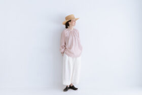 R180 AIRY GATHER PULLOVER pink 6