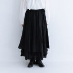 R175 FRILL SKIRT black