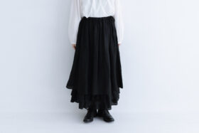 R175 FRILL SKIRT black 1