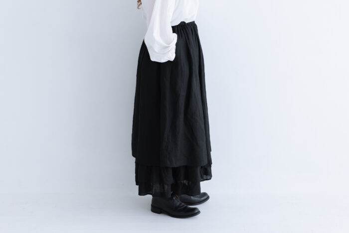 R175 FRILL SKIRT black 2