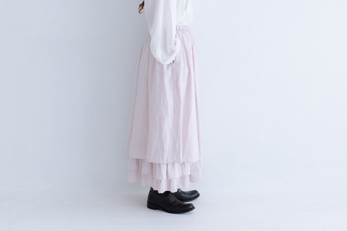 R175 FRILL SKIRT pink 2