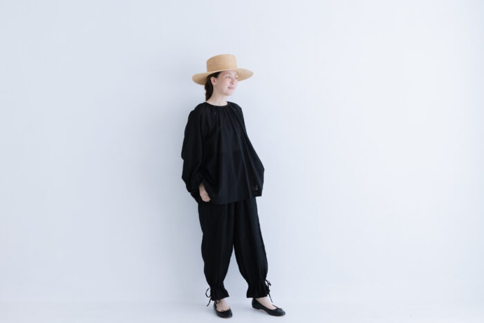 G840 ANTIQUE STRING PIERROT PANTS black 6