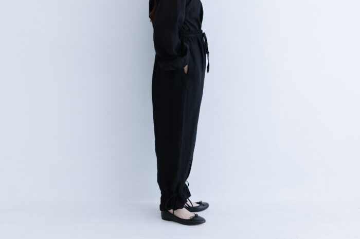 G840 ANTIQUE STRING PIERROT PANTS black 2