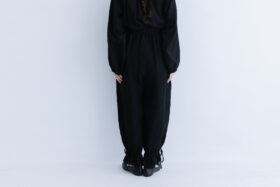 G840 ANTIQUE STRING PIERROT PANTS black 3