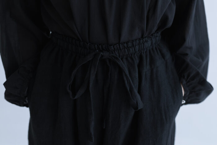 G840 ANTIQUE STRING PIERROT PANTS black 4