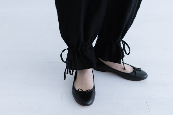G840 ANTIQUE STRING PIERROT PANTS black 5