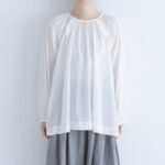 予約 R180 AIRY GATHER PULLOVER white 7月中〜7月末