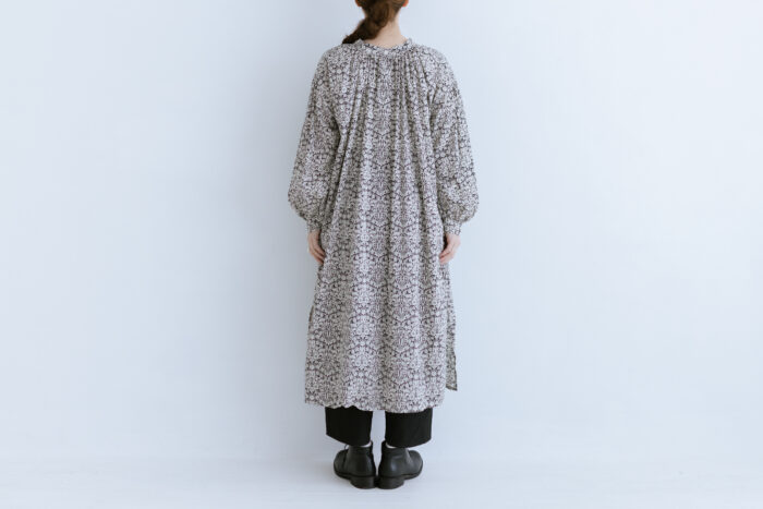 予約 G851 MODERNIT LIBERTY GATHER ONE PIECE black 8月中〜8月末 3