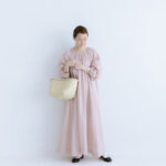 予約 R181 AIRY GATHER ONE PIECE pink 7月中〜7月末
