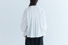 EMBROIDERY FRILL BLOUSE offwhite 3