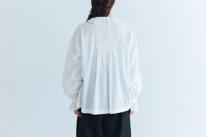 EMBROIDERY FRILL BLOUSE offwhite 3