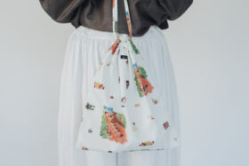 HERITAGE DRAWSTRING BAG English white 2