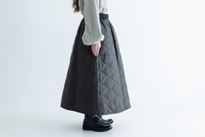 予約 LA260 URBAN QUILT PATCHWORK SKIRT black 10月末〜11月初 2