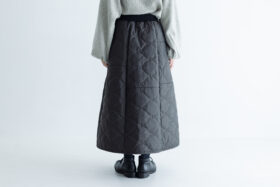 予約 LA260 URBAN QUILT PATCHWORK SKIRT black 10月末〜11月初 3