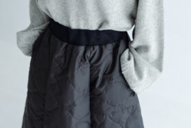 予約 LA260 URBAN QUILT PATCHWORK SKIRT black 10月末〜11月初 4