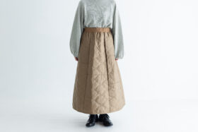 予約 LA260 URBAN QUILT PATCHWORK SKIRT coyote 10月末〜11月初 1