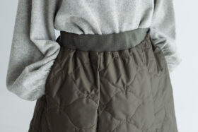 予約 LA260 URBAN QUILT PATCHWORK SKIRT khaki 10月末〜11月初 4