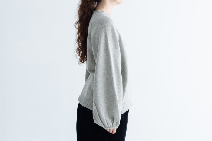 予約 G886 MODERNIST KNIT PULL OVER gray 10月末〜11月初 2