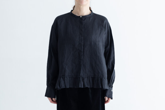 予約 G893 SWICHING TUCKED BLOUSE black 12月中〜12月末 1