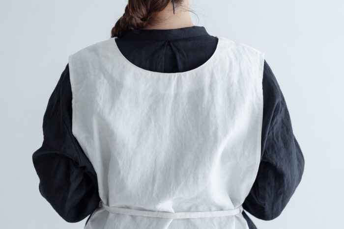 予約 G888 CLASSICAL TUCKED STRING VEST white 10月末〜11月初 5