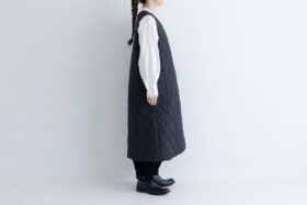 予約 G890 AINO NO SLEEVE COAT black 11月中〜11月末 2