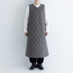 予約 G890 AINO NO SLEEVE COAT charcoal 11月中〜11月末