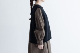 予約 G882 MODERNIST KNIT STRING VEST black 10月末〜11月初 2