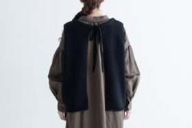 予約 G882 MODERNIST KNIT STRING VEST black 10月末〜11月初 3