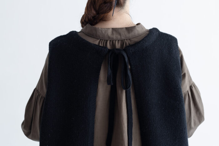 予約 G882 MODERNIST KNIT STRING VEST black 10月末〜11月初 4