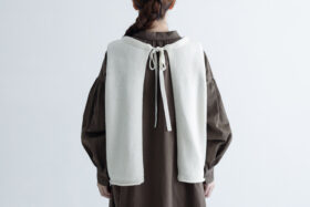 予約 G882 MODERNIST KNIT STRING VEST snow white 10月末〜11月初 3