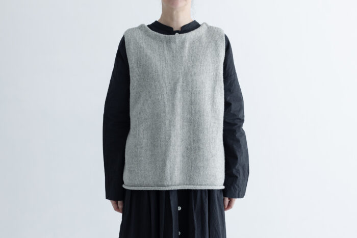 予約 G882 MODERNIST KNIT STRING VEST gray 10月末〜11月初 1