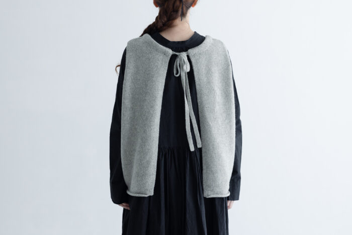 予約 G882 MODERNIST KNIT STRING VEST gray 10月末〜11月初 3