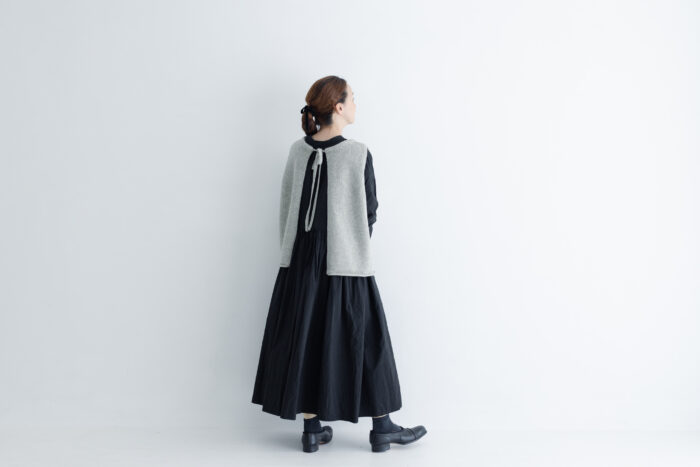 予約 G882 MODERNIST KNIT STRING VEST gray 10月末〜11月初 5