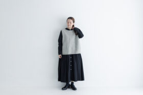 予約 G882 MODERNIST KNIT STRING VEST gray 10月末〜11月初 6