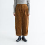 予約 R201 CORDUROY BUTTON PANTS camel 10月末〜11月初