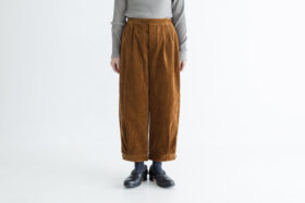 予約 R201 CORDUROY BUTTON PANTS camel 10月末〜11月初 1