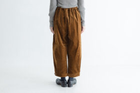 予約 R201 CORDUROY BUTTON PANTS camel 10月末〜11月初 3